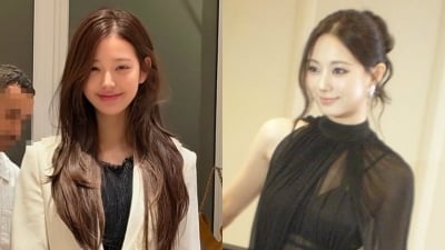 '돌판 비주얼 대표' 장원영·쯔위, 서로 만났을까…같은 행사 'VIP 초대' 인증