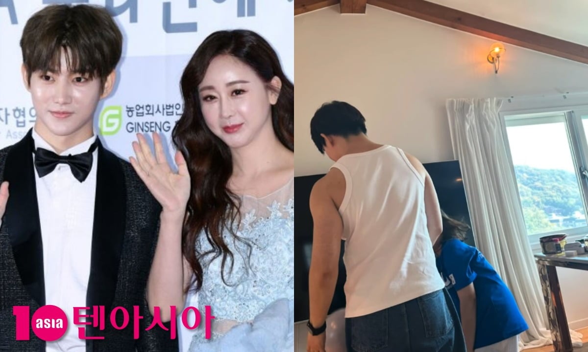 함소원이 전남편 진화와의 근황을 공개했다. / 사진=텐아시아DB, 함소원 SNS