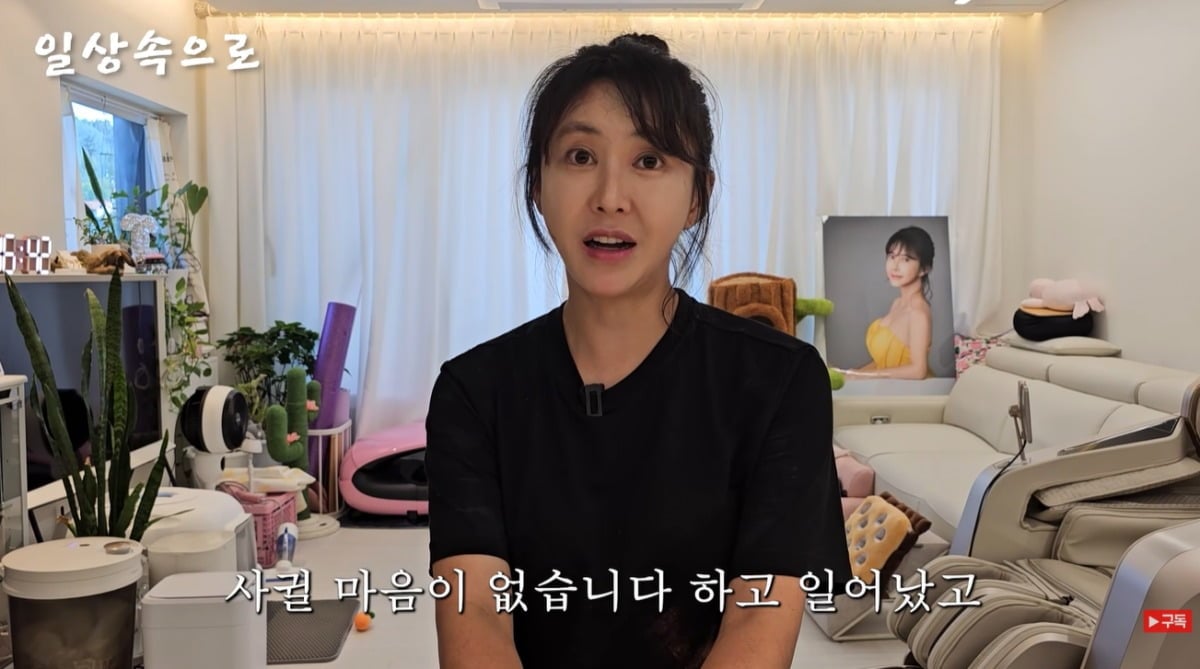 김세인이 연예인 활동 시절 어려웠던 일을 털어놨다. / 사진='일상속으로' 유튜브 캡처