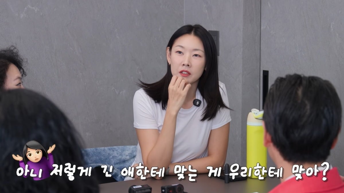 한혜진이 의류 브랜드와의 협업 작업을 밝혔다. / 사진=한혜진 유튜브 캡처