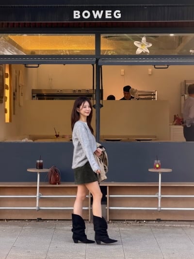 '나솔' 29기 옥순, 미니스커트에 부츠 신었을 뿐인데…늘씬한 각선미 무슨 일