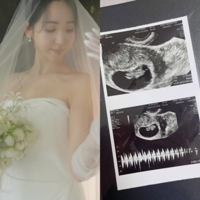 '나솔' 8기 정숙, 결혼 6개월 만에 임신했다…"큰 복 찾아와, 건강하게 만나길"