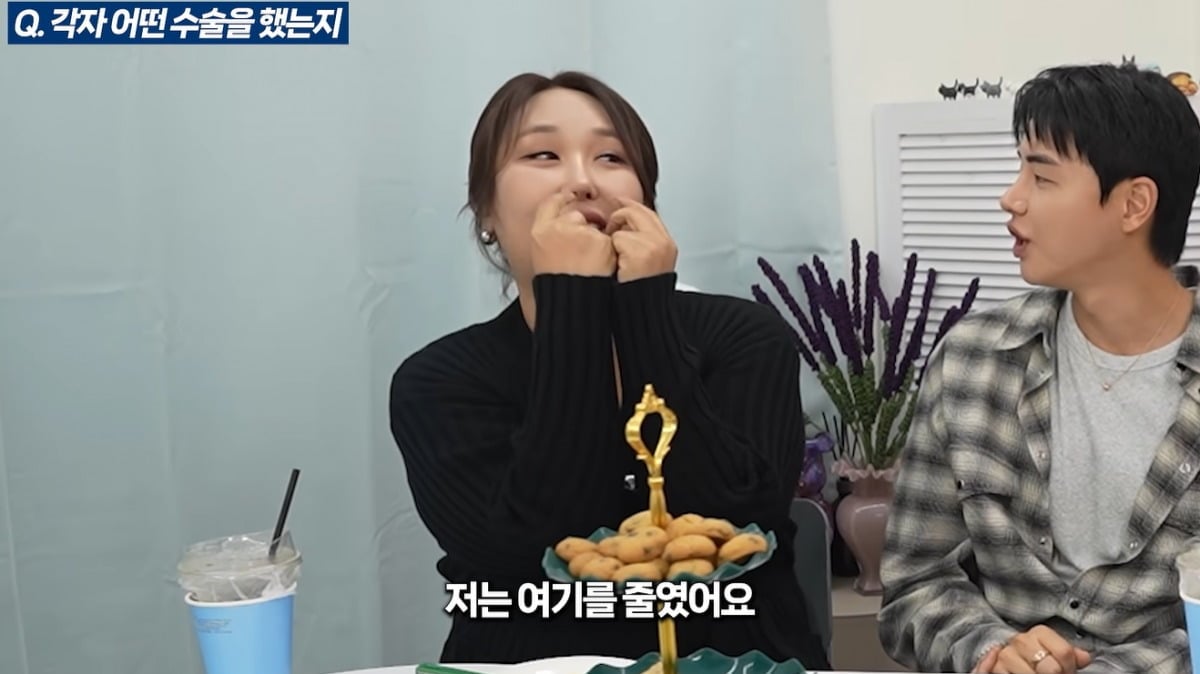 풍자가 성형수술 경험에 대해 이야기했다. / 사진='풍자테레비' 영상 캡처