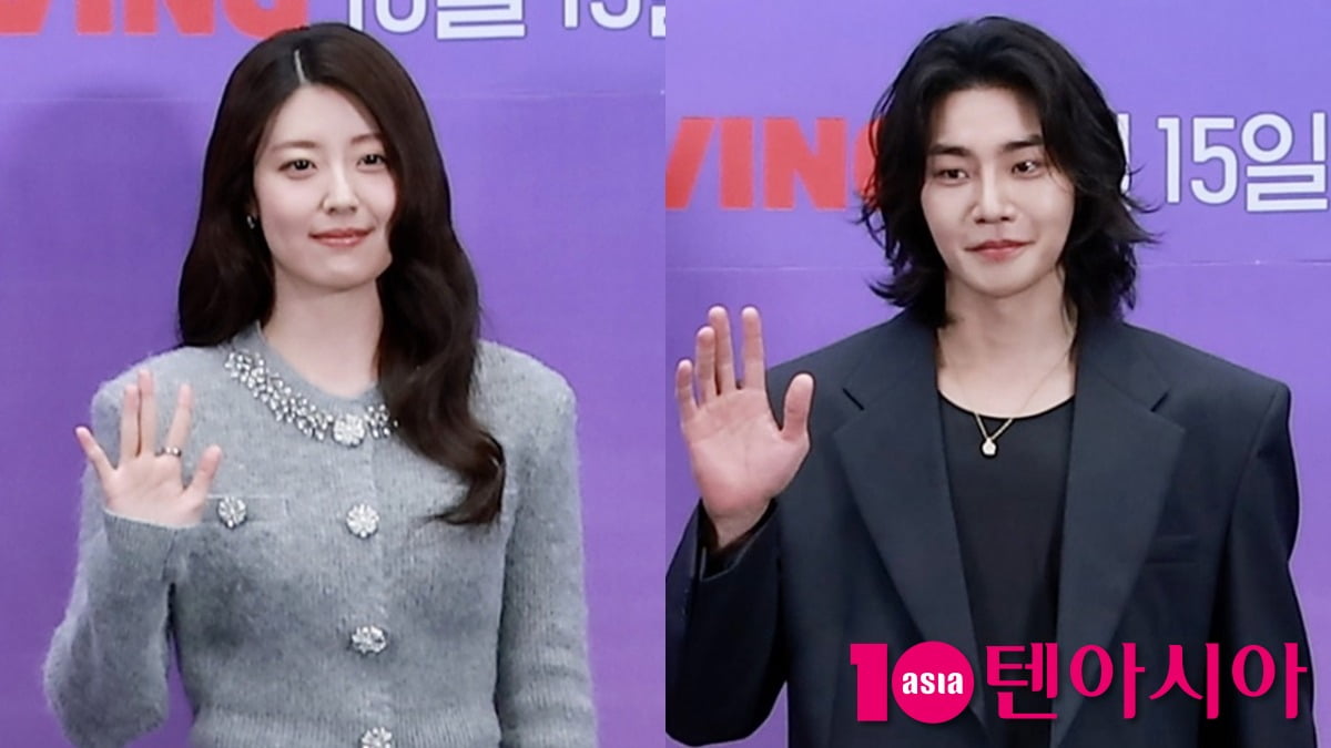 배우 남지현과 김재영이 포즈를 취하고 있다. / 사진=이승현 기자