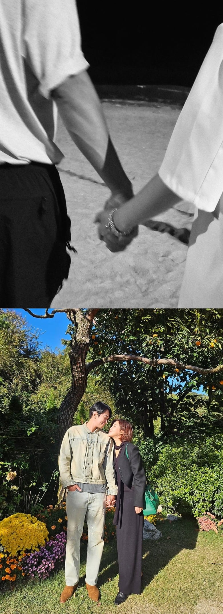 배우 이규한이 가수 겸 화가 솔비와의 다정한 투샷을 공개했다. / 사진=이규한 SNS