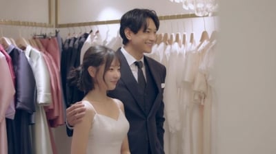 솔비♥이규한 이어 또 부부 탄생할까…'공개 연애' 김요한♥오연희도 웨딩드레스 입었다 ('신랑수업')