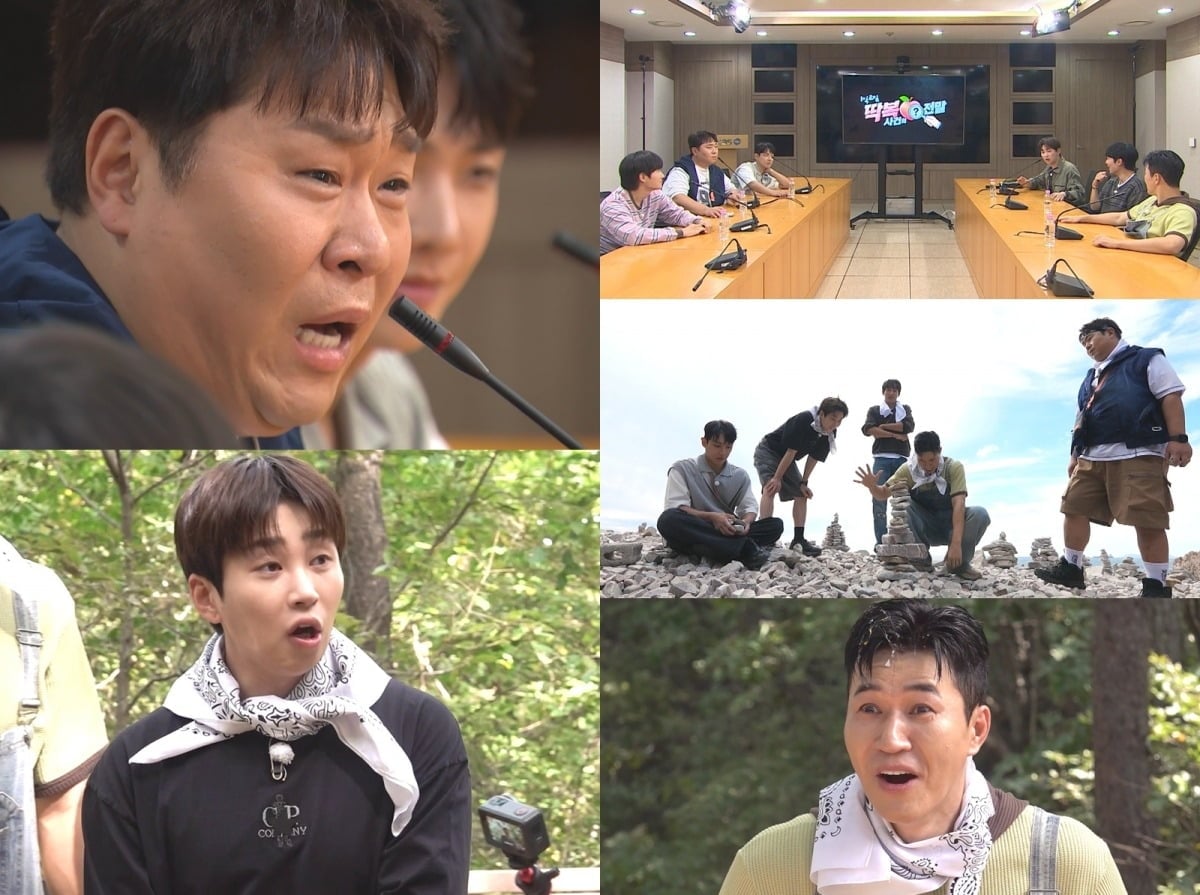 '1박 2일' 멤버들이 제작진과 논쟁을 벌인다. / 사진제공=KBS