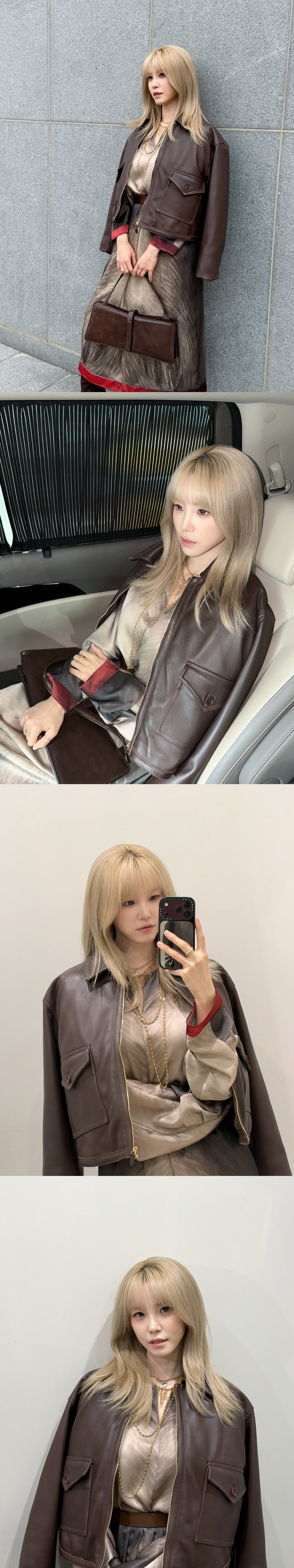 가수 겸 배우 전효성이 우아한 스타일로 패션쇼에 참석했다. / 사진제공=전효성 SNS