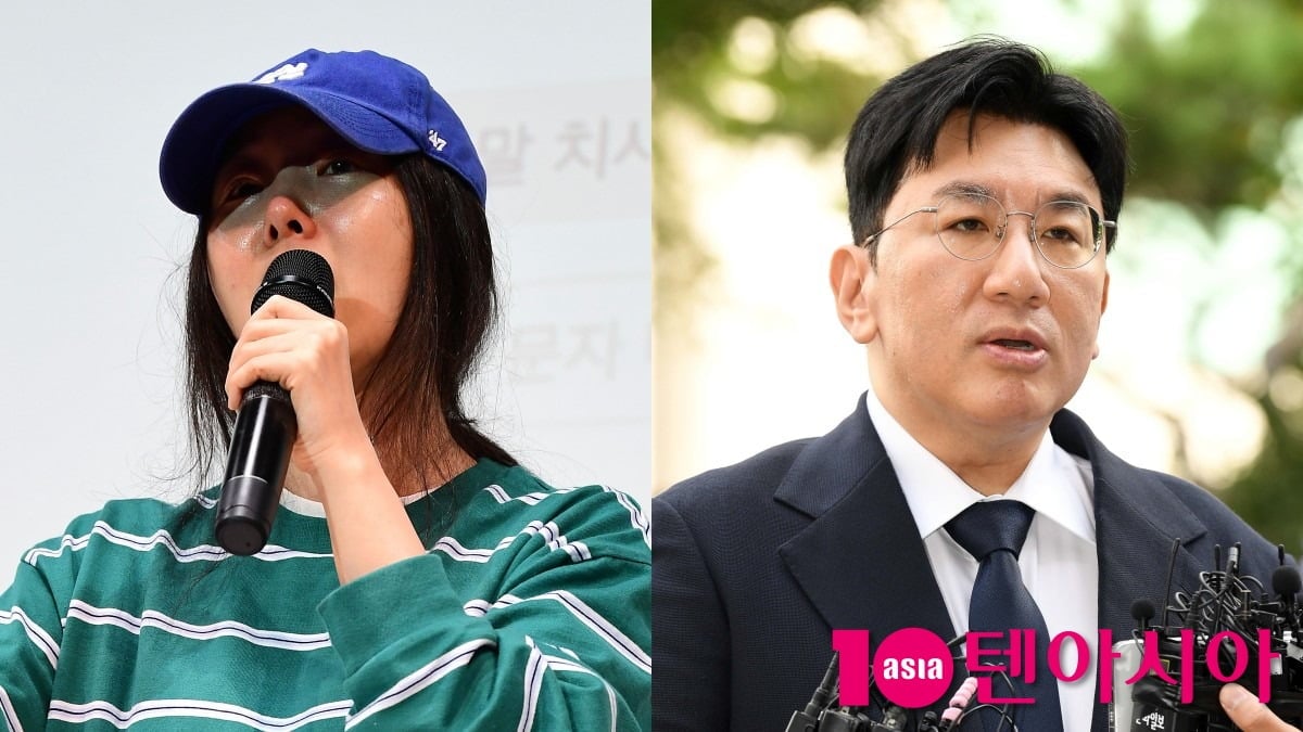 민희진 전 어도어 대표, 방시혁 하이브 의장/텐아시아DB