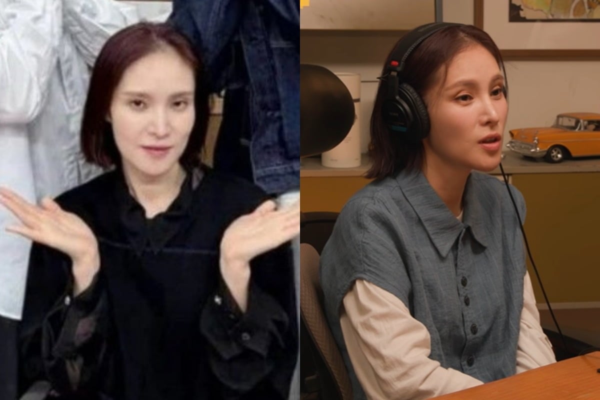 가수 거미가 한층 야윈 모습으로 팬들의 걱정을 사고 있는 가운데, 식단 관리 중이라고 밝혔다. / 사진=SNS 갈무리, 유튜브 채널 '최자로드' 영상 캡처
