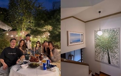 '김원효♥' 심진화, 집 안이 미술관 따로 없네…소유진도 감탄한 럭셔리 자택