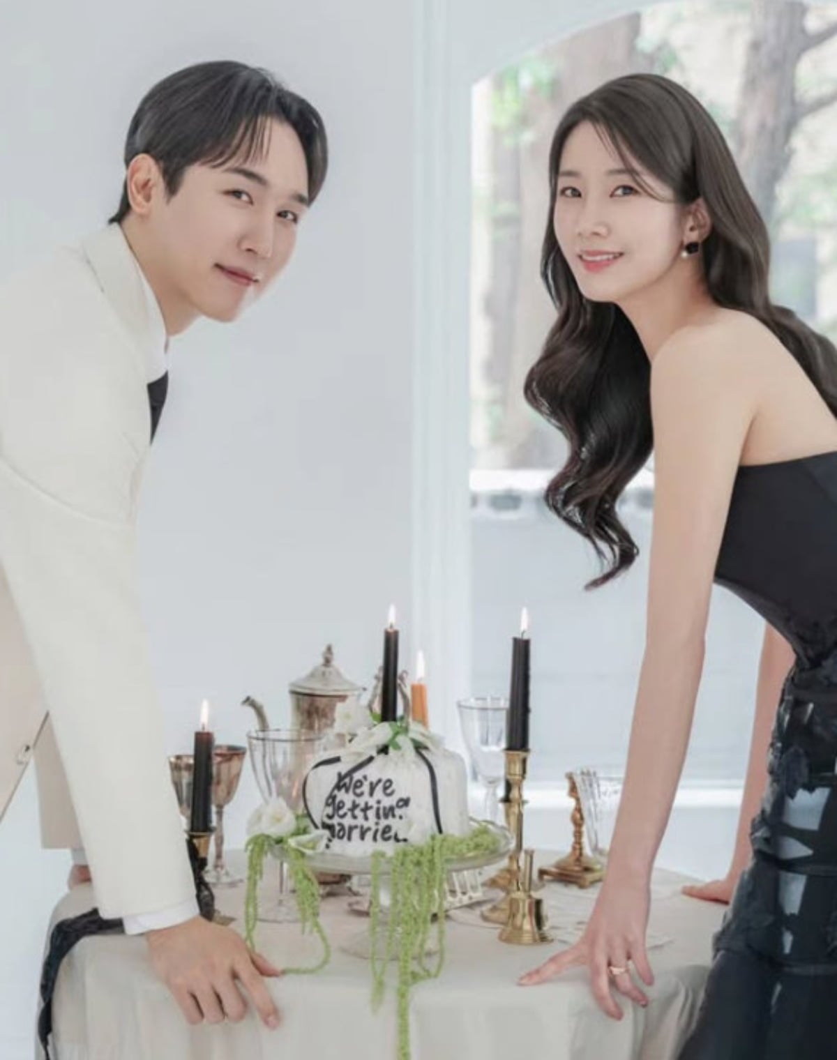 엄지민 앵커와 정우철 도슨트가 부부의 연을 맺는다. / 사진=엄지민 SNS