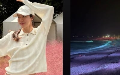 박한별, 제주살이 포기 못 하는 이유 알고 보니…"집에서 10분 거리에 이런 바다가"