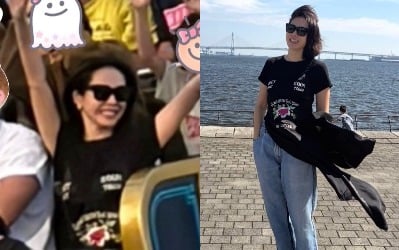 '현빈♥' 손예진, 日서 포착된 뜻밖의 모습…놀이기구 타고 두 팔 번쩍