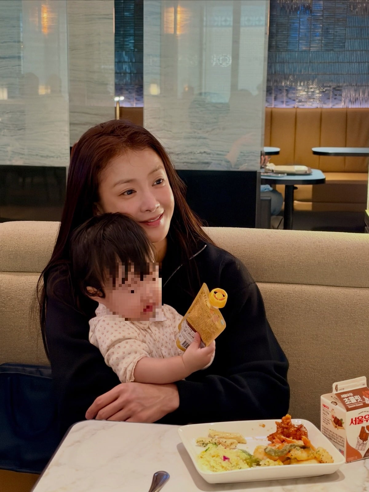 '44세 애둘맘' 이시영, 첫 가족여행 떠났다…아이들과 다정한 근황