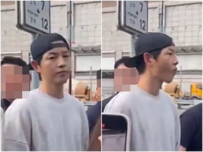 '케이티♥' 송중기, 송혜교 이름 듣자마자 표정 싹 굳었다…웃다가 급격히 싸늘해진 분위기