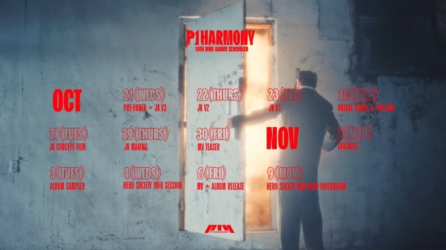 P1Harmony 10th EP 'BLOW UP' Promotional Schedule / FNC Entertainment