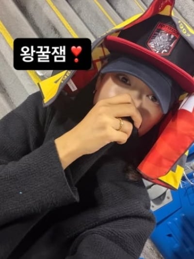'최태준♥' 박신혜, 출산 한 달도 안 됐는데 가을야구 못 참았다…김도영 만루포까지 직관