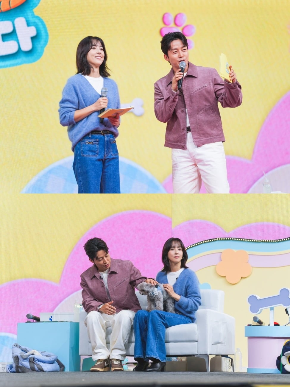한혜진과 허경환이 '자랑할 개'에서 MC 호흡을 맞춘다. / 사진제공=TV조선