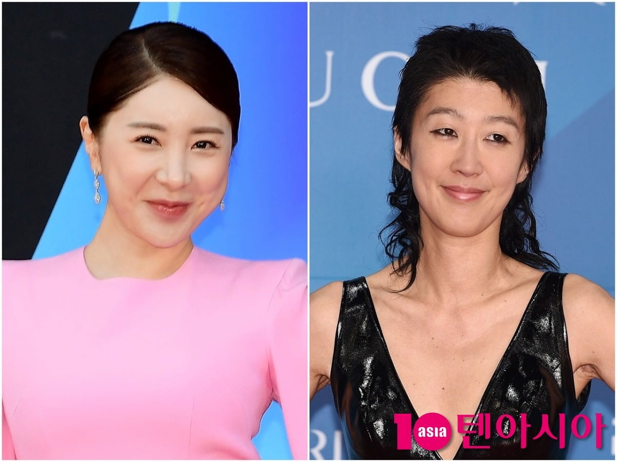 서인영과 홍진영이 각 공식 행사에 참석했다. / 사진=텐아시아DB