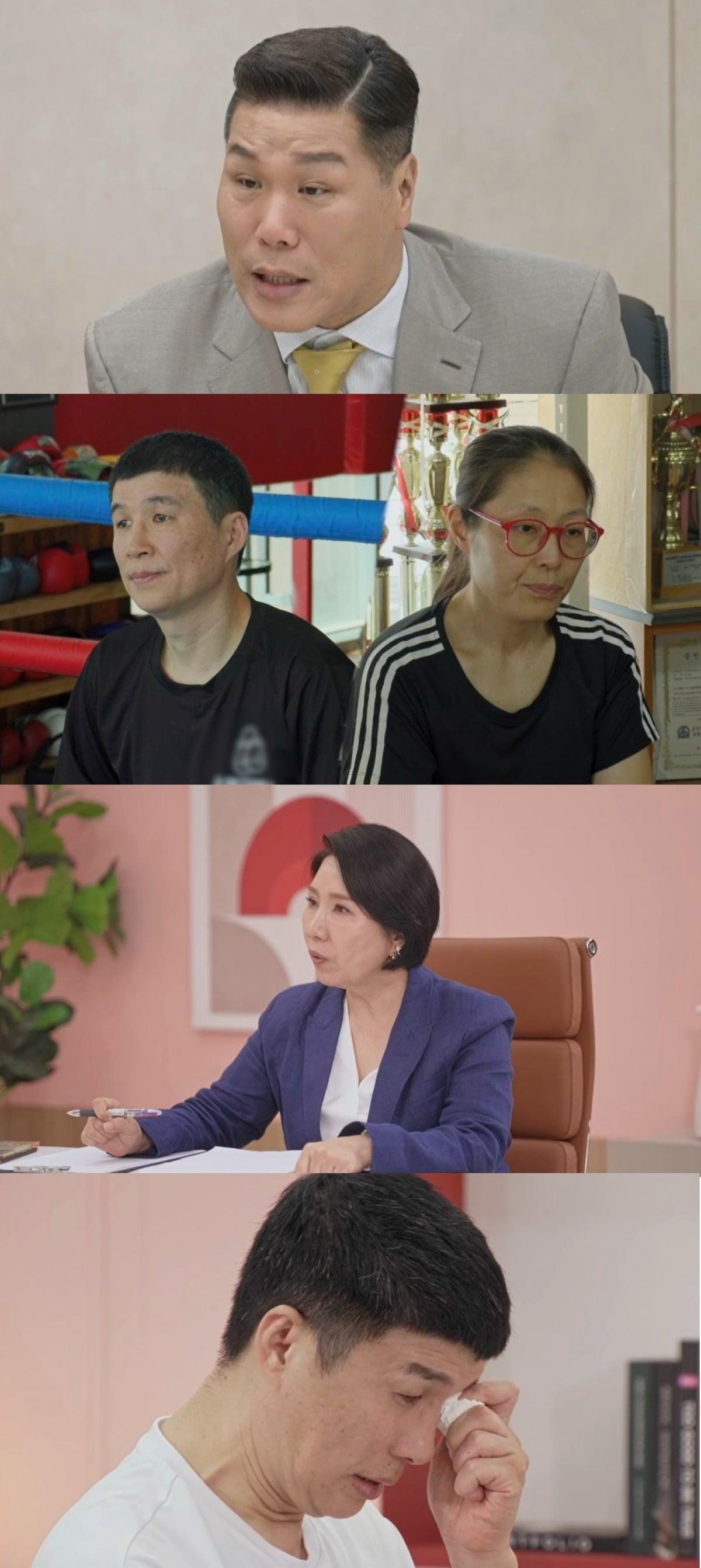 서장훈이 거친 훈육 방식을 고집하는 남편에 분노한다. /사진제공=JTBC