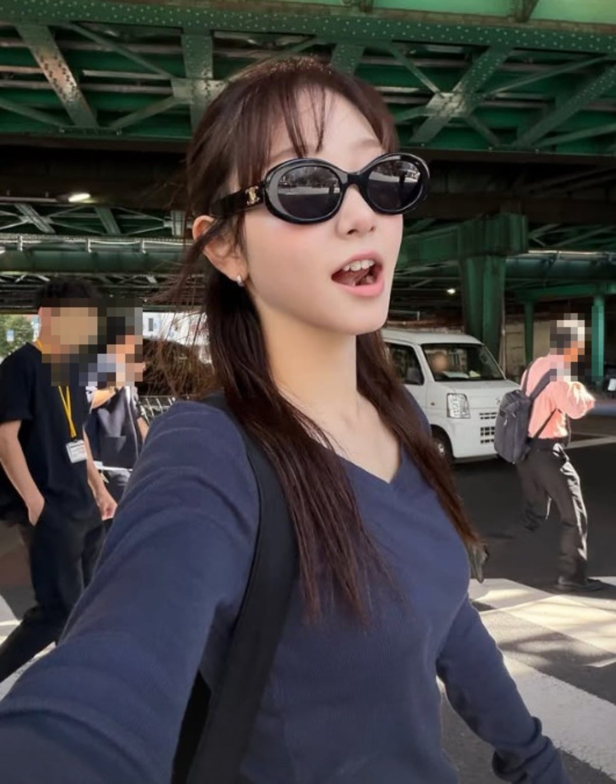 배우 정웅인의 둘째 딸이 일본에서의 여행을 인증하고 있다. / 사진=정웅인 둘째 딸 SNS