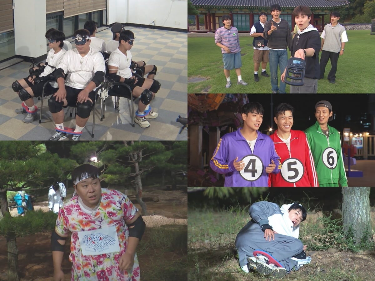 KBS2 '1박 2일' 멤버들이 손발이 묶인 채 감옥에 갇혔다. / 사진 = KBS 2TV '1박 2일 시즌4' 제공