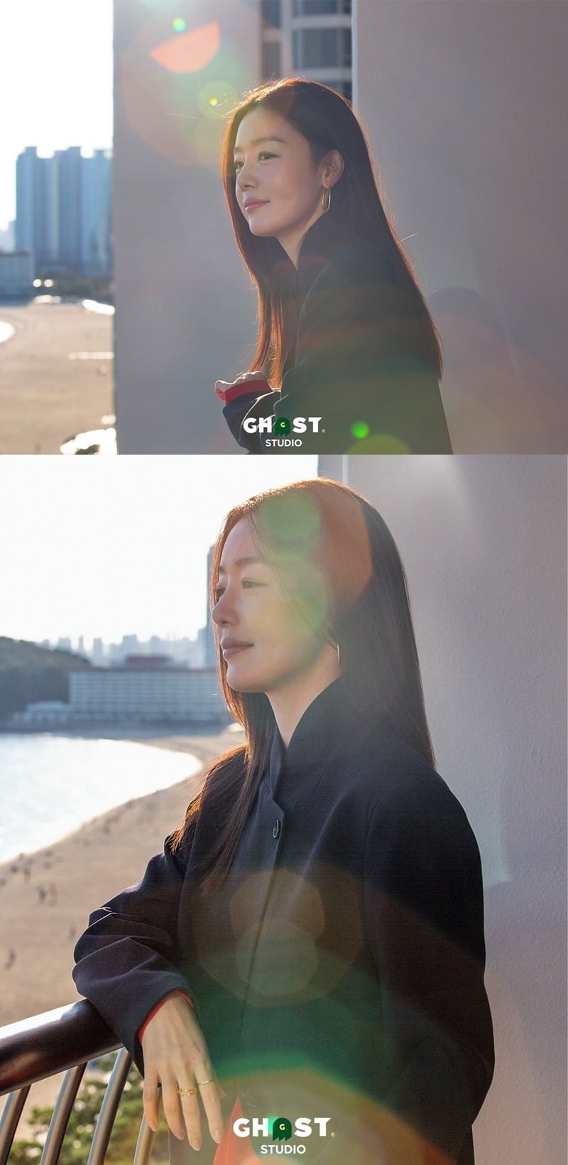 배우 한선화(36)가 부산국제영화제 비하인드 사진을 통해 빛나는 피부와 동안 미모를 뽐냈다. / 사진제공=고스트스튜디오
