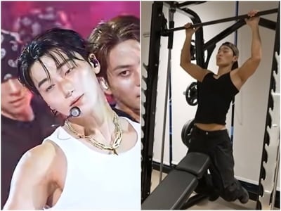 '북부대공' 에이티즈 최산, 알고보니 52kg 뼈말라였다…시상식 가서도 고중량 덤벨 투혼 ('전참시')