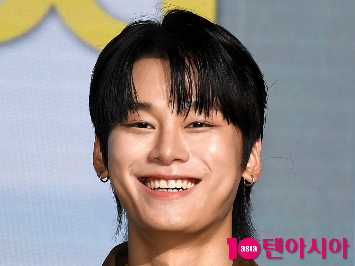 배우 차우민이 공식 행사에 참석해 환하게 웃고 있다. / 사진=텐아시아DB