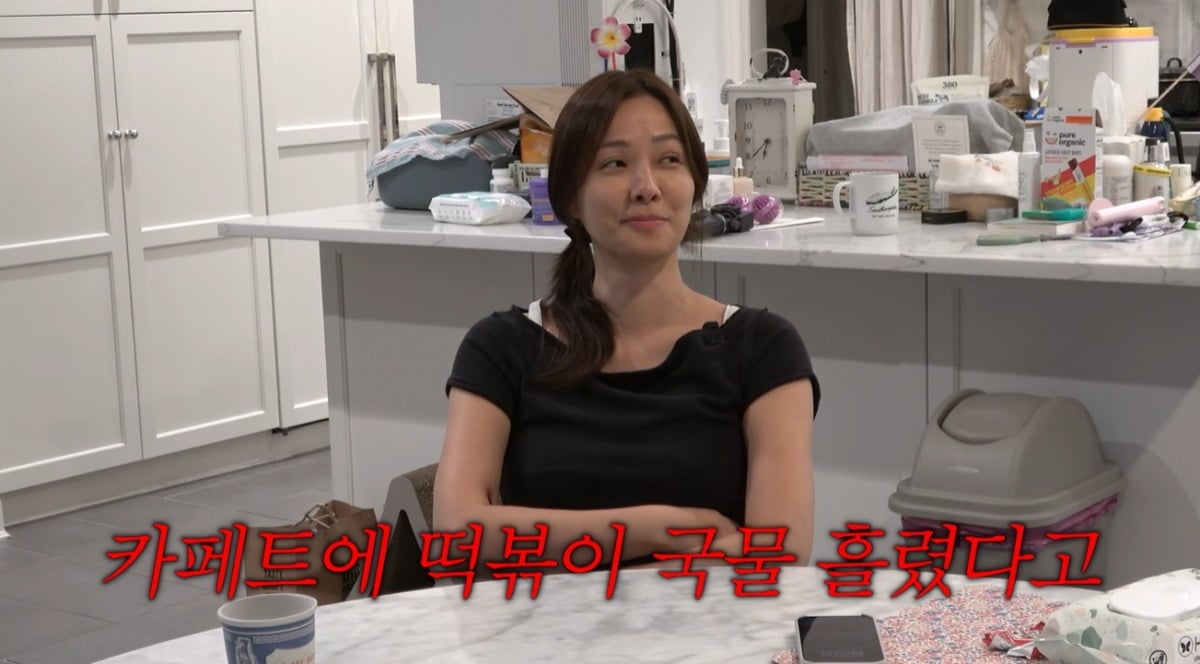 손태영이 남편 권상우가 만들어줬던 떡볶이에 얽힌 사연을 밝혔다. / 사진='Mrs.뉴저지 손태영' 유튜브 캡처