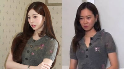 장원영, 같은 옷 다른 느낌…어디서 봤나 했더니 '1cm' 작은 배우가 소화