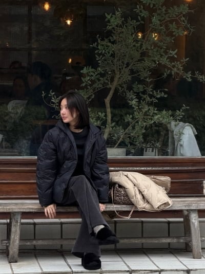 '34세' 한그루, 47kg라더니 패딩 입어도 슬림하네…단발머리 하고 청순미 뿜뿜