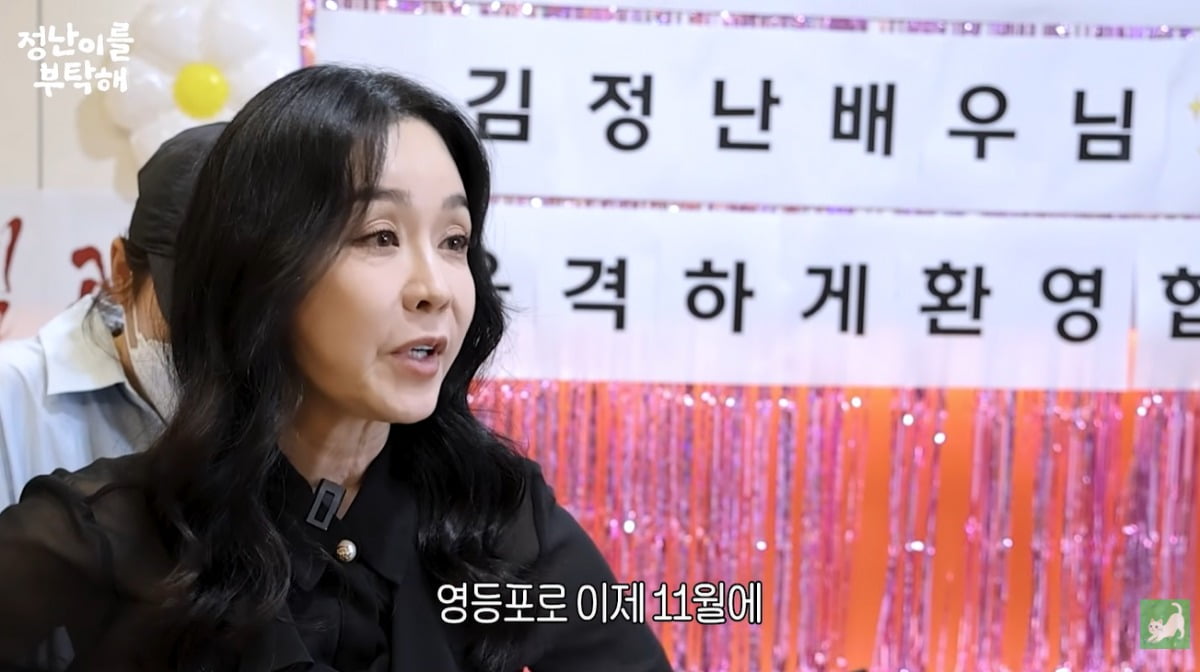 김정난이 이사 소식을 밝혔다. / 사진='김정난' 유튜브 캡처