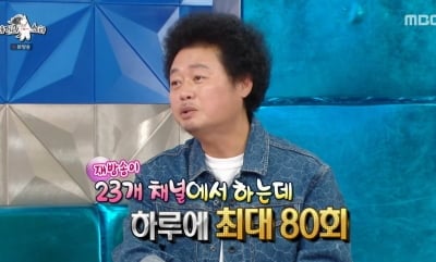 윤택, '나는 자연인이다' 재방만 80번인데…"재방송료 지상파 4분의 1 수준" ('라스')