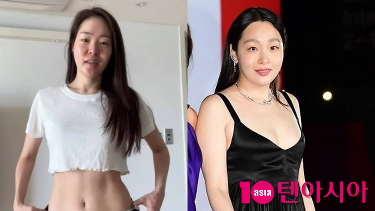 개그우먼 미자와 다이어트 전 배우 김민하 / 사진=미자 SNS, 텐아시아DB