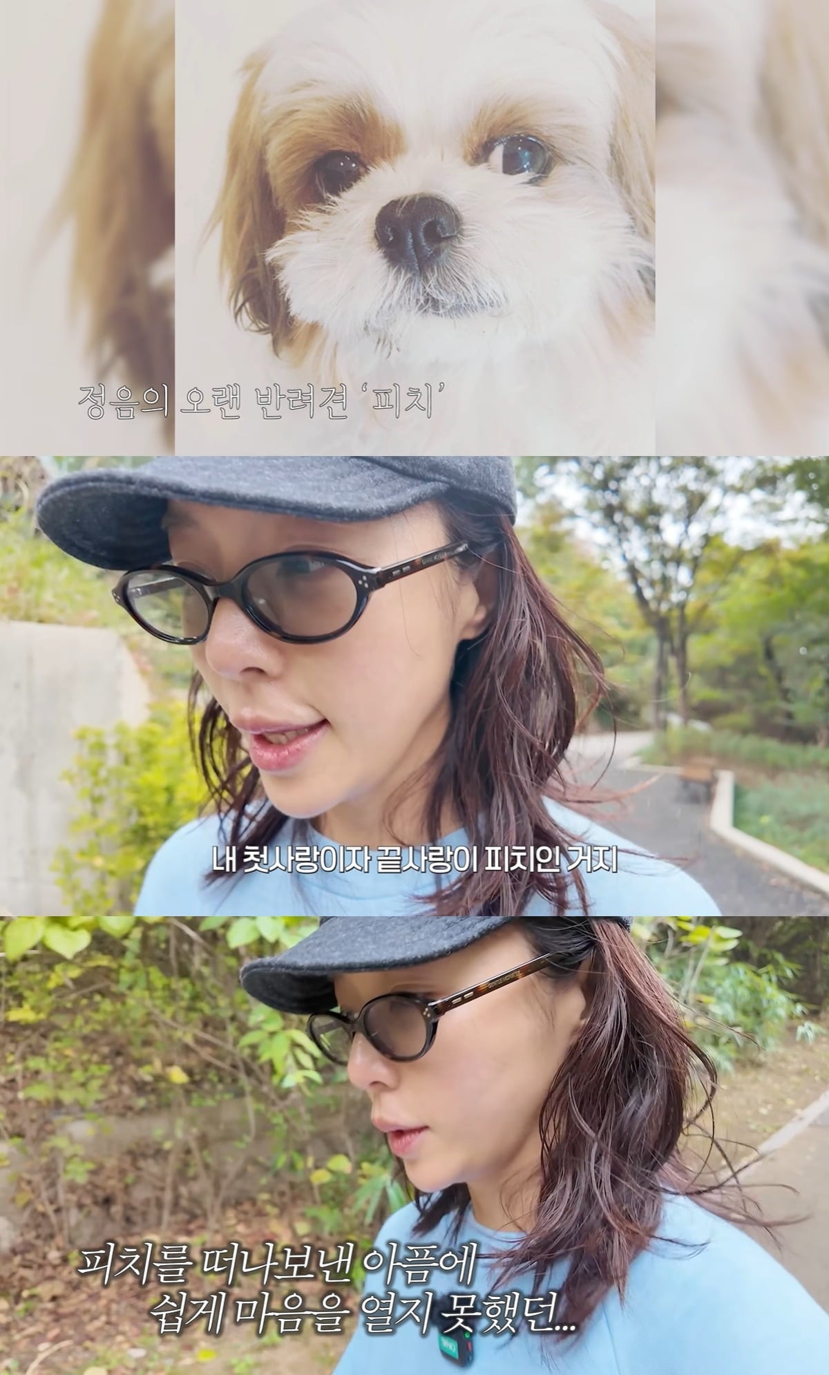 황정음이 새로운 반려견을 맞이하기까지 고민이 많았다고 털어놨다. / 사진=유튜브 채널 '황정음' 영상 캡처