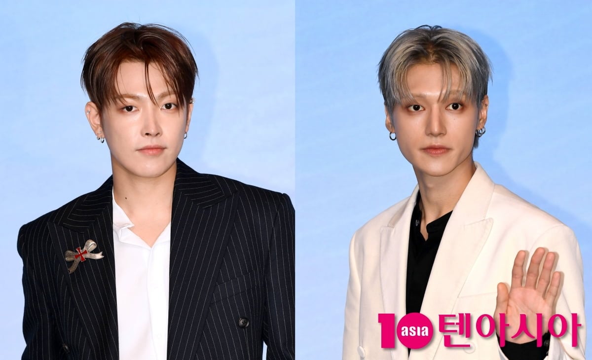 에이티즈 홍중, 우영 / 사진=텐아시아 DB