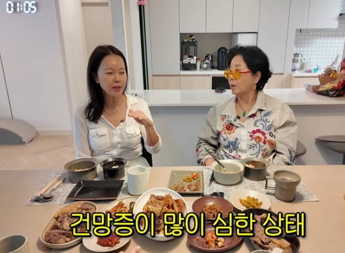 가수 백지영이 치매 검사 진단 결과를 알렸다 / 사진 = 유튜브 채널 '순풍 선우용여'