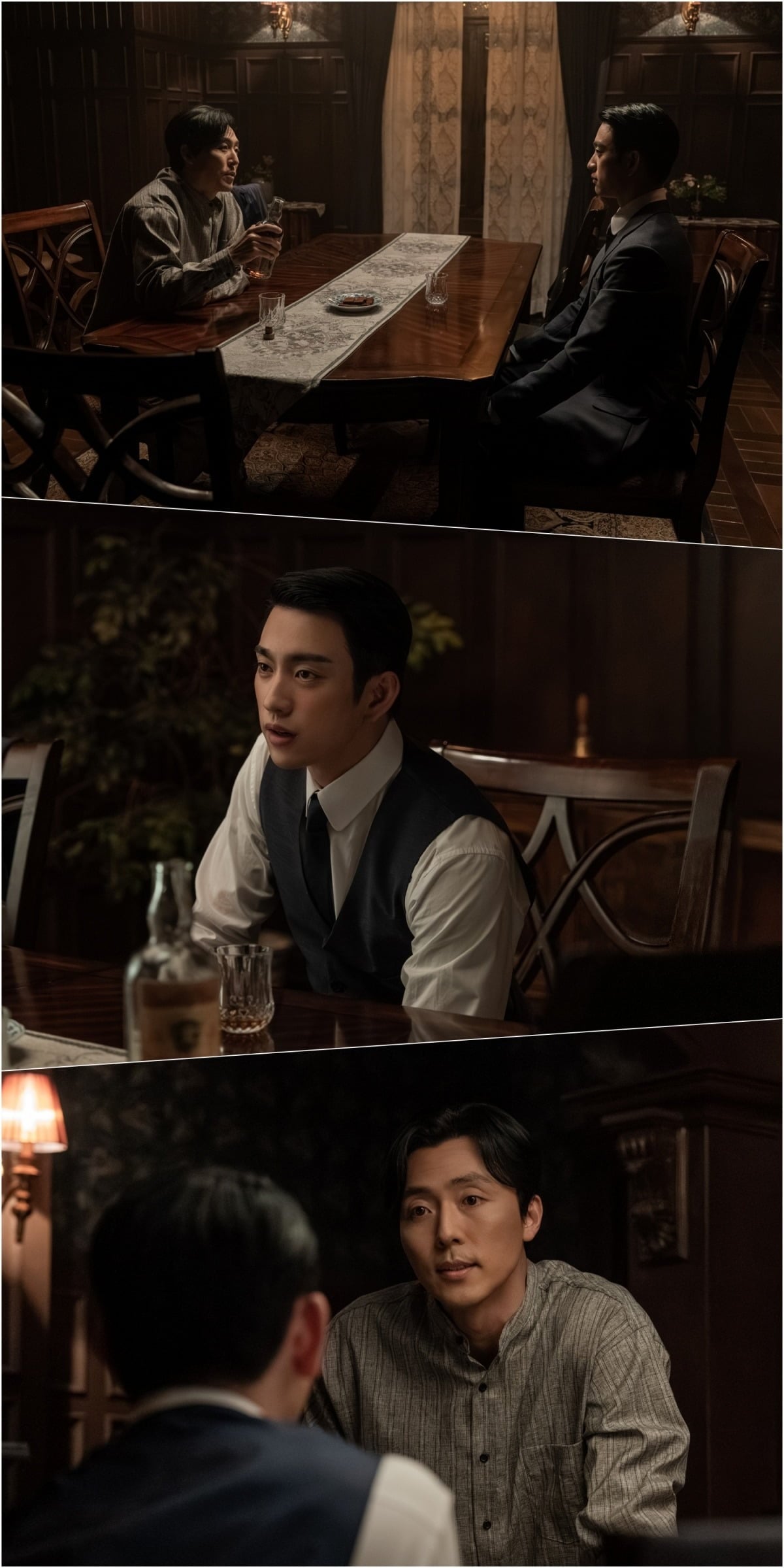 박진영이 이무생과 독대를 한다./사진제공=tvN
