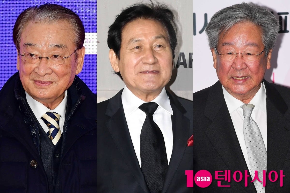 이순재가 별세한 지 1년도 채 되지 않아 안성기와 최불암까지 세상을 떠났다. / 사진=텐아시아DB