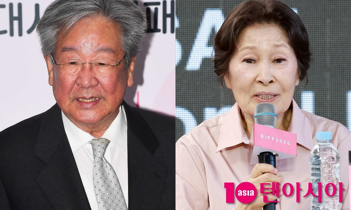 김혜자가 최불암의 빈소를 찾아 조문했다. / 사진=텐아시아DB