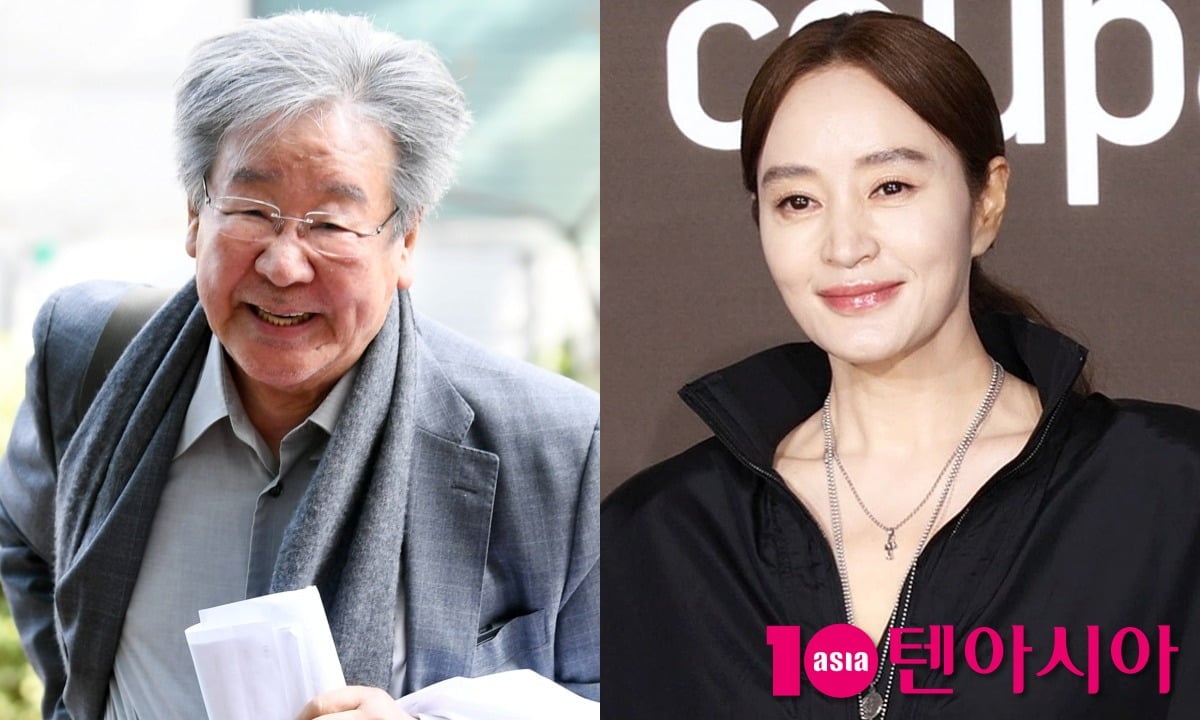 김혜수가 고(故) 최불암의 빈소를 찾아 유족을 챙기고 조문객을 맞았다. / 사진=텐아시아DB